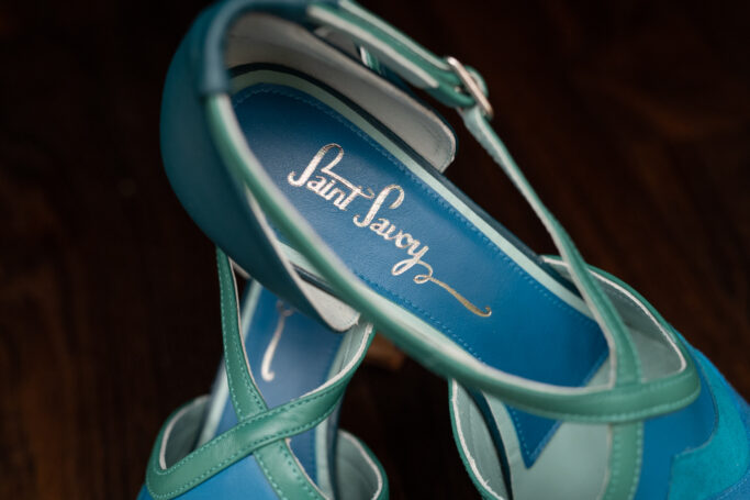 GRACE NEPTUN our Mermaid Shoe in blues and greens