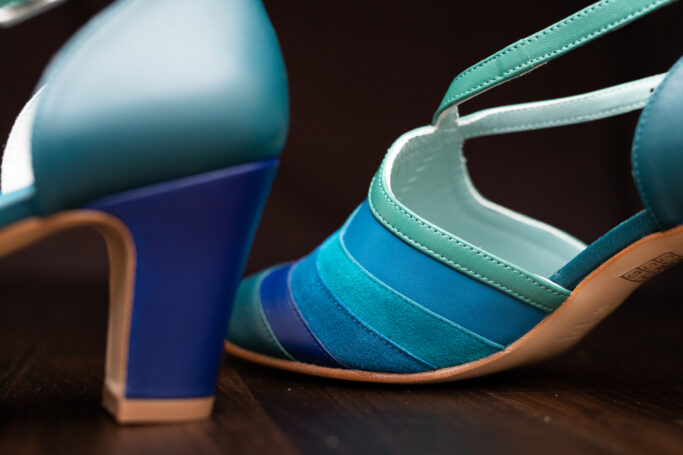 GRACE NEPTUN our Mermaid Shoe in blues and greens