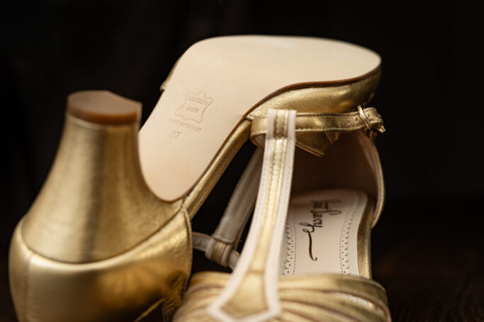 Retro style, modern vintage reproduction ladies dance shoes, handmade in Europe