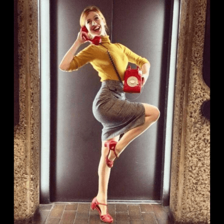 RIVIERA shoes in Ruby