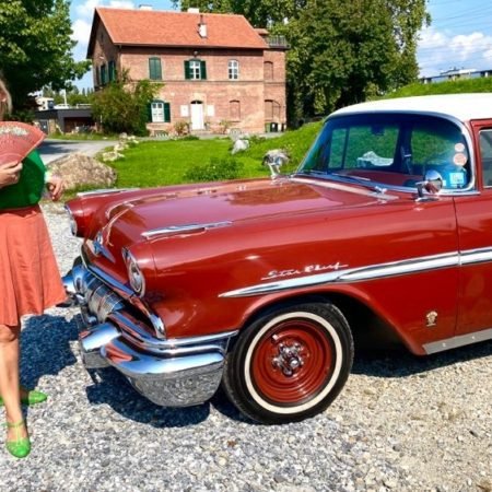 Saint Savoy Hand-Fan “GARDENIAS”, RIVIERA shoes