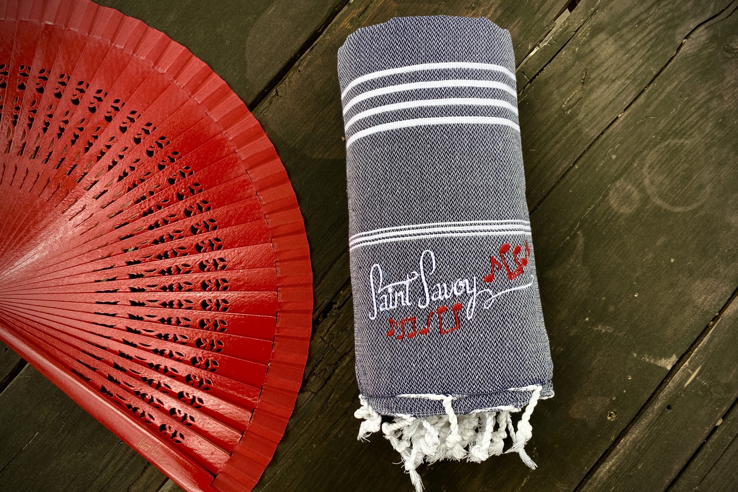 Vintage Baumwolltuch Grand Schwarz – Bild 3