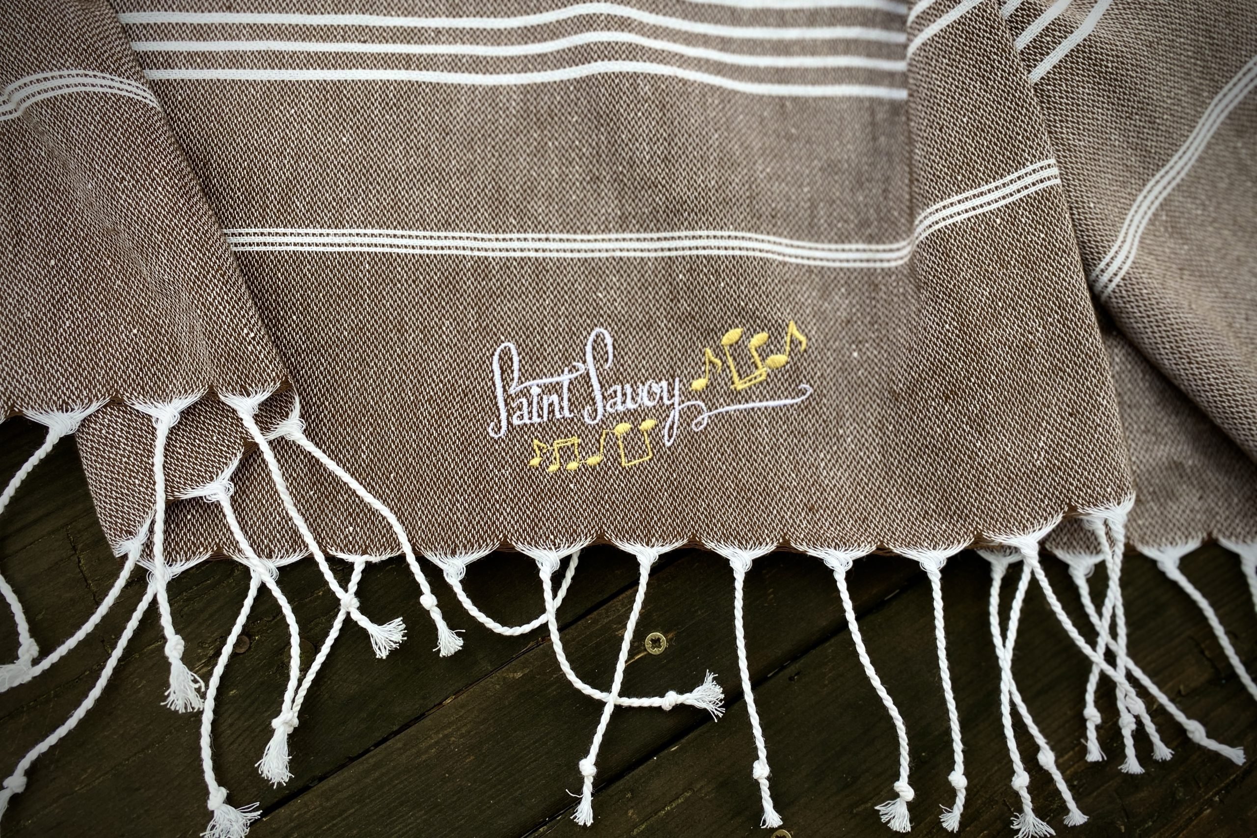 Vintage Baumwolltuch Grand Braun – Bild 4