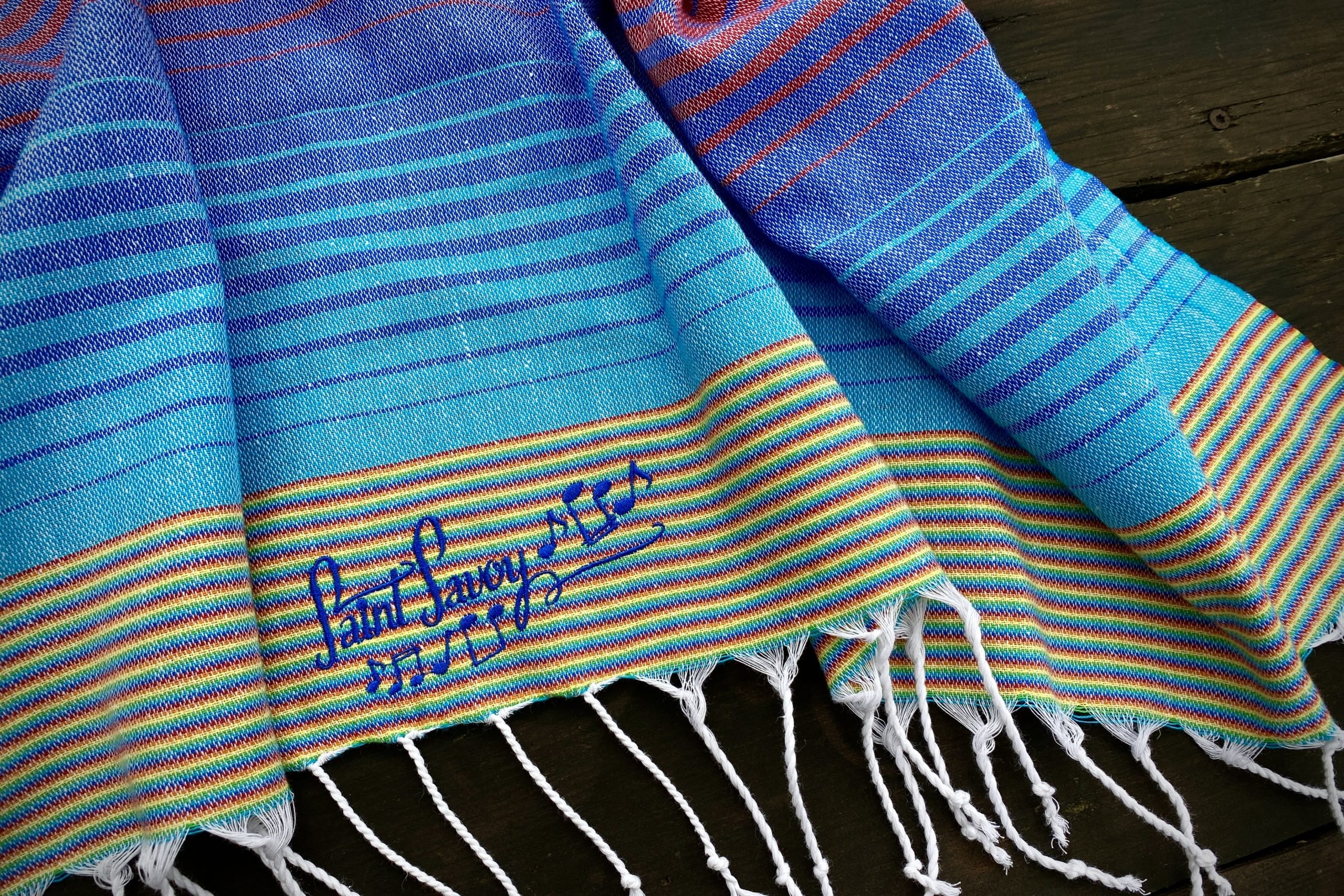 Vintage Baumwolltuch Grand Rainbow – Bild 2