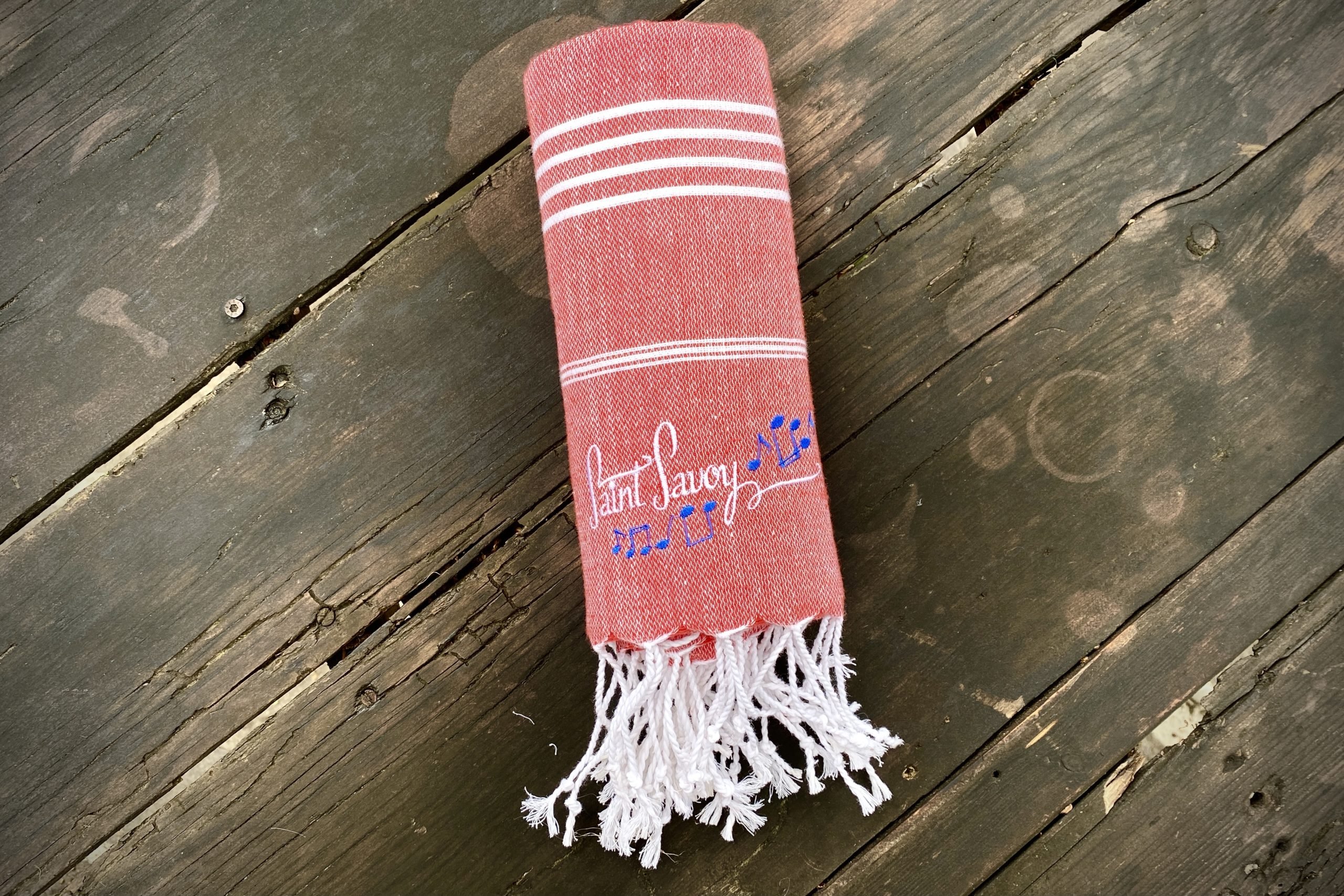 Vintage Baumwolltuch Grand Rot