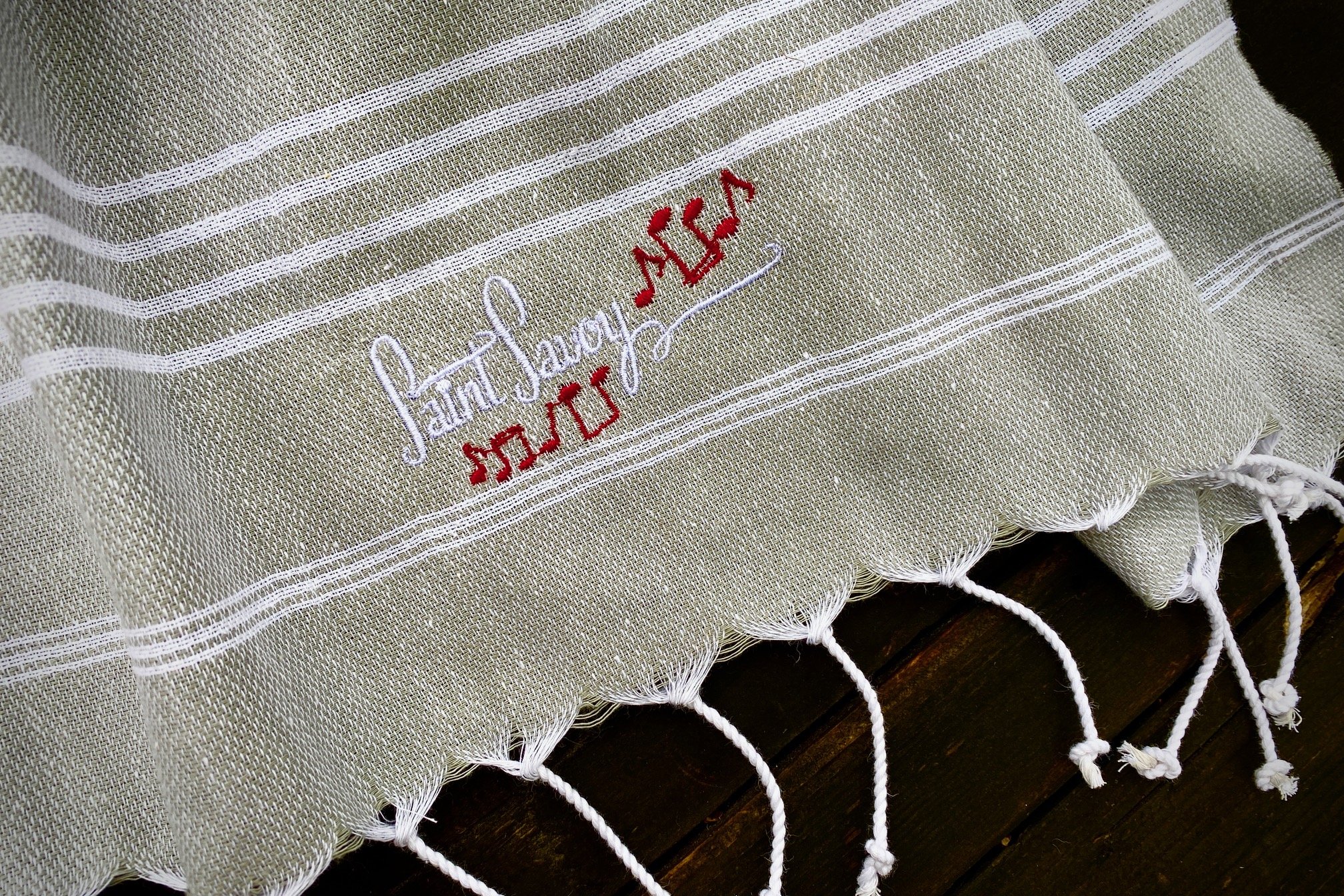 Vintage Baumwolltuch Petit Grau – Bild 4