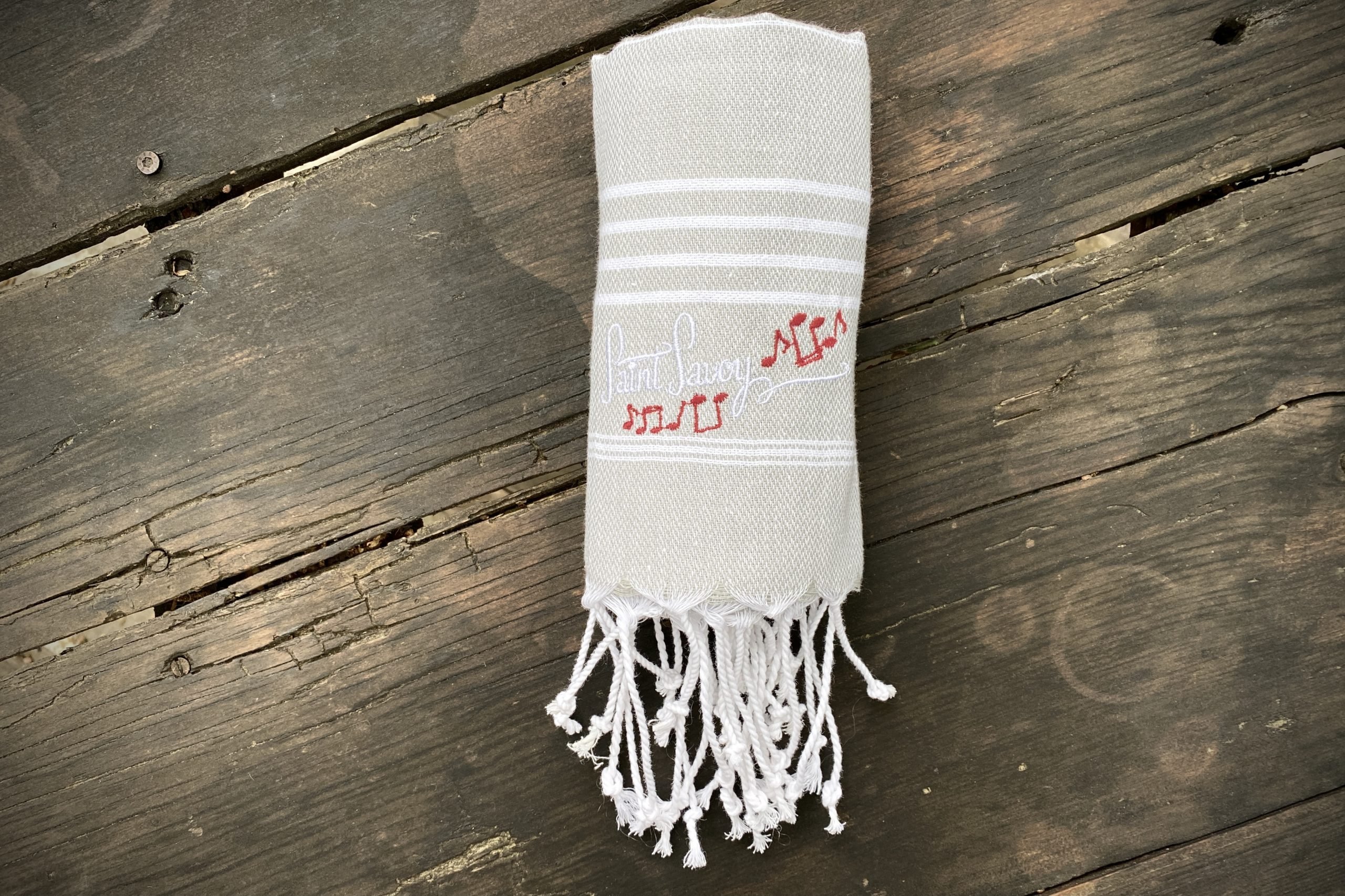 Vintage Baumwolltuch Petit Grau