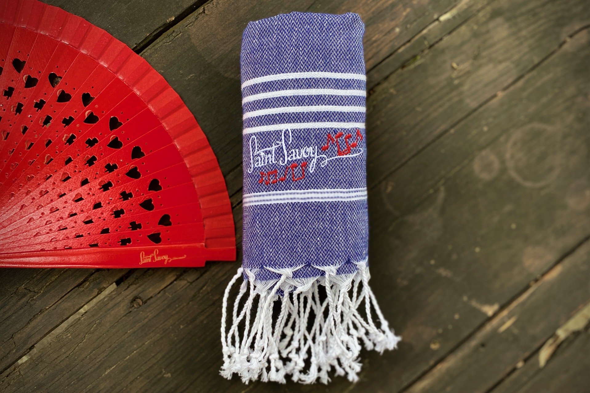 Vintage Baumwolltuch Petit Marine – Bild 3