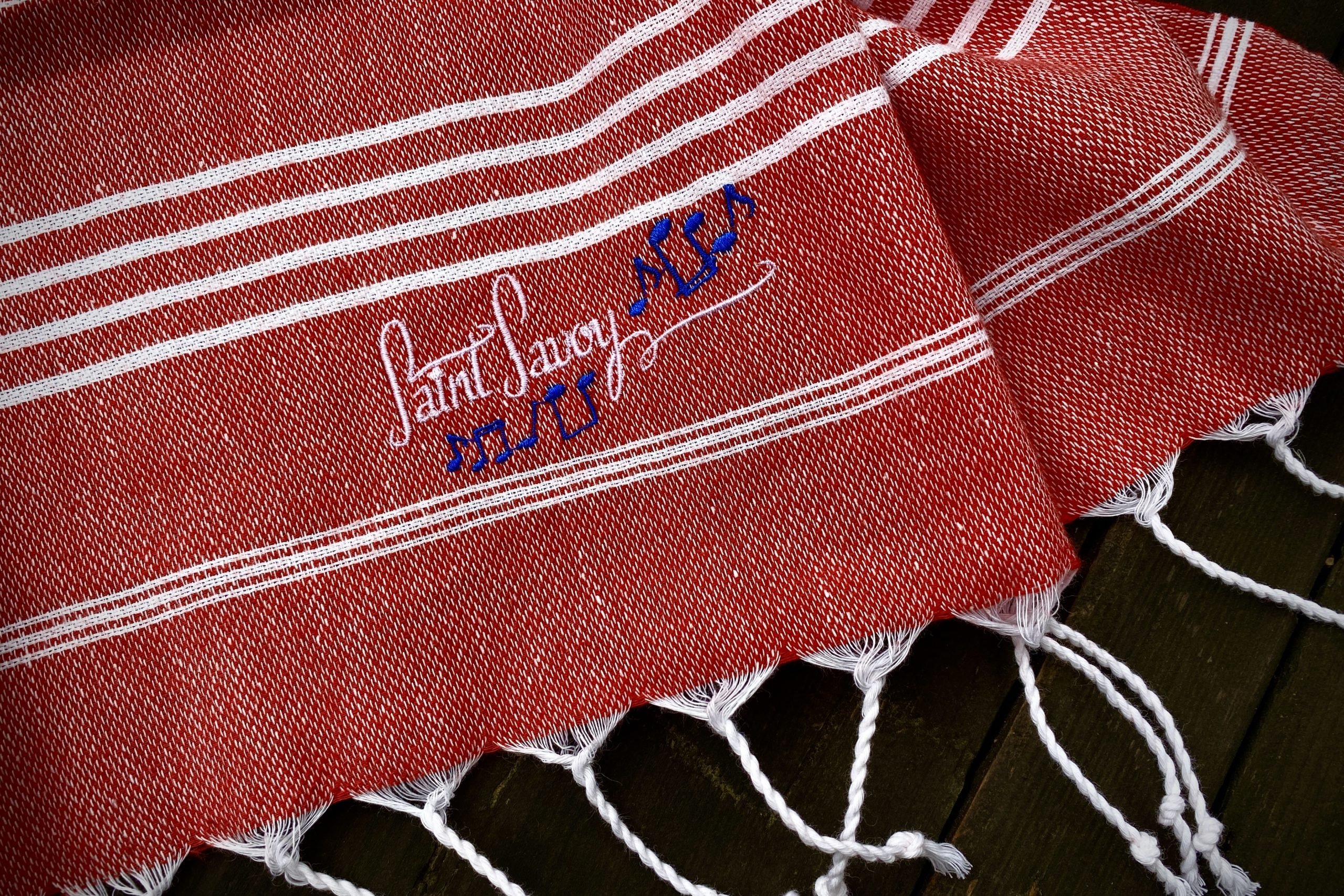 Vintage Baumwolltuch Petit Rot – Bild 2