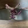Wide Leather Belt with Laces