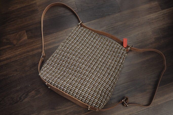 Vintage inspired, retro style bag, Backpack, Laptop size, tote bag, convertible bag