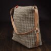 Retro Style Handbag, Rucksack, Laptop bag, Tweed Vintage purse
