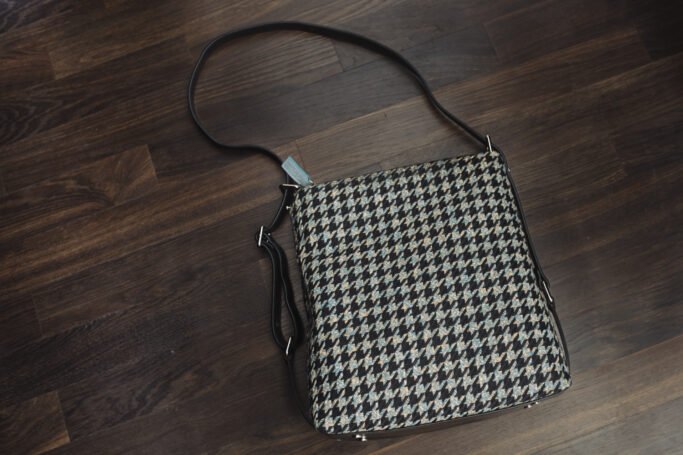 Vintage inspired, retro style bag, Backpack, Laptop size, tote bag, convertible bag