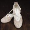Vintage Retro Shoe CINEMA Parfum Beige Metallic
