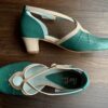 Saint Savoy Shoe, Vintage Green Cinema Derby