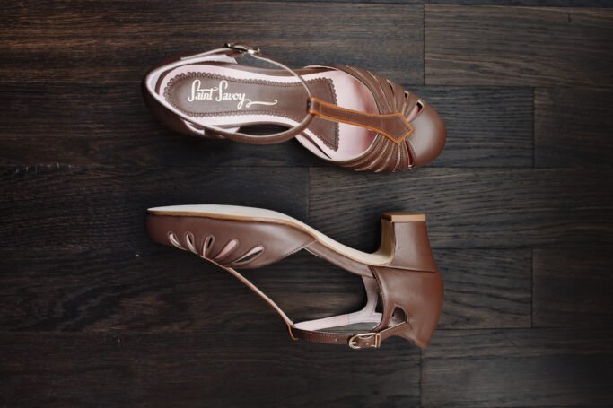 Riviera Chocolat, brown retro shoe