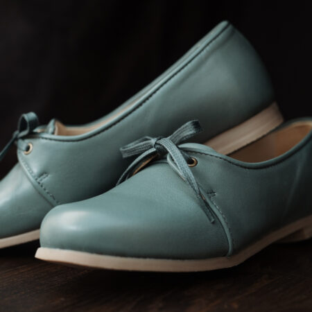 Leather and rubber sole, hand made in Europe Sustainable