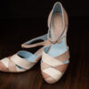 TONIC Seashells beige white brown ladies vintage style shoe
