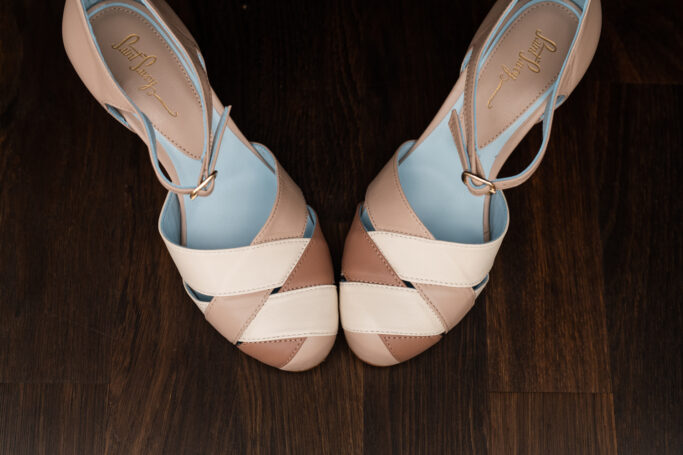 Leather shoe vintage reproduction ladies 