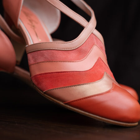 Comfortable high heel shoes, retro design, vintage look 20s, 30s, 40s, 50s, 60s