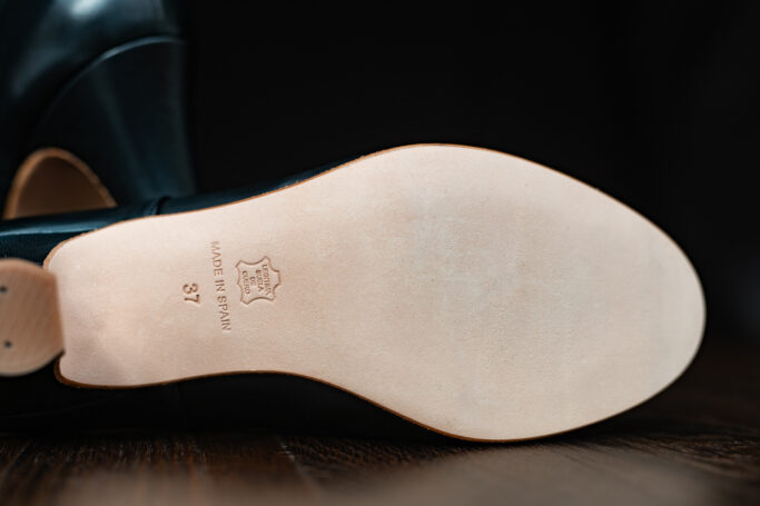 Mina shadow women's retro shoe, black beige 1920s, 1940s, 1930s, 1950s, leather , handcrafted in Europe