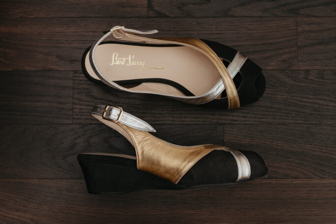 Saint Savoy shoes, classic low heel shoes, elegant, comfortable ladies shoe, Keilabsatz, Wedges, Sling back