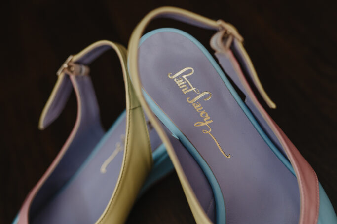 Wedges shoes, pastel colors pink, yellow , light blue, leather shoes, vintage style shoes, retro shoes