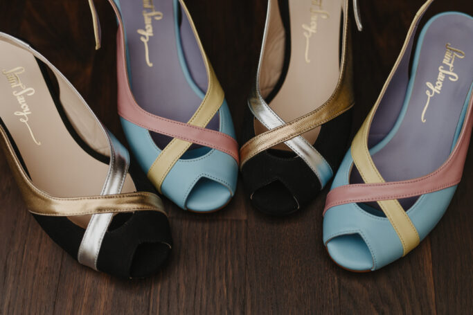 Slingback wedge shoes, handmade in Europe, leather shoe, sustainable production, worldwide shipping, Small Business, Ethically produced, Woman owned