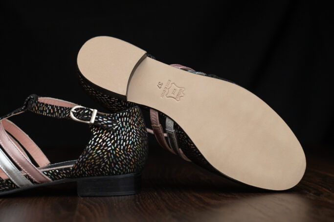 GRAND PRIX PARTY shoes, flat vintage T-strap shoes, Dance shoes, retro shoes