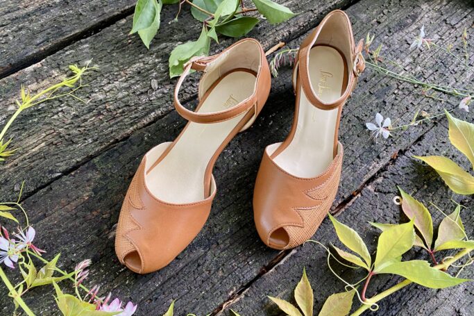 EDEN GOLDENBROWN shoes, vintage style shoes, dance shoes