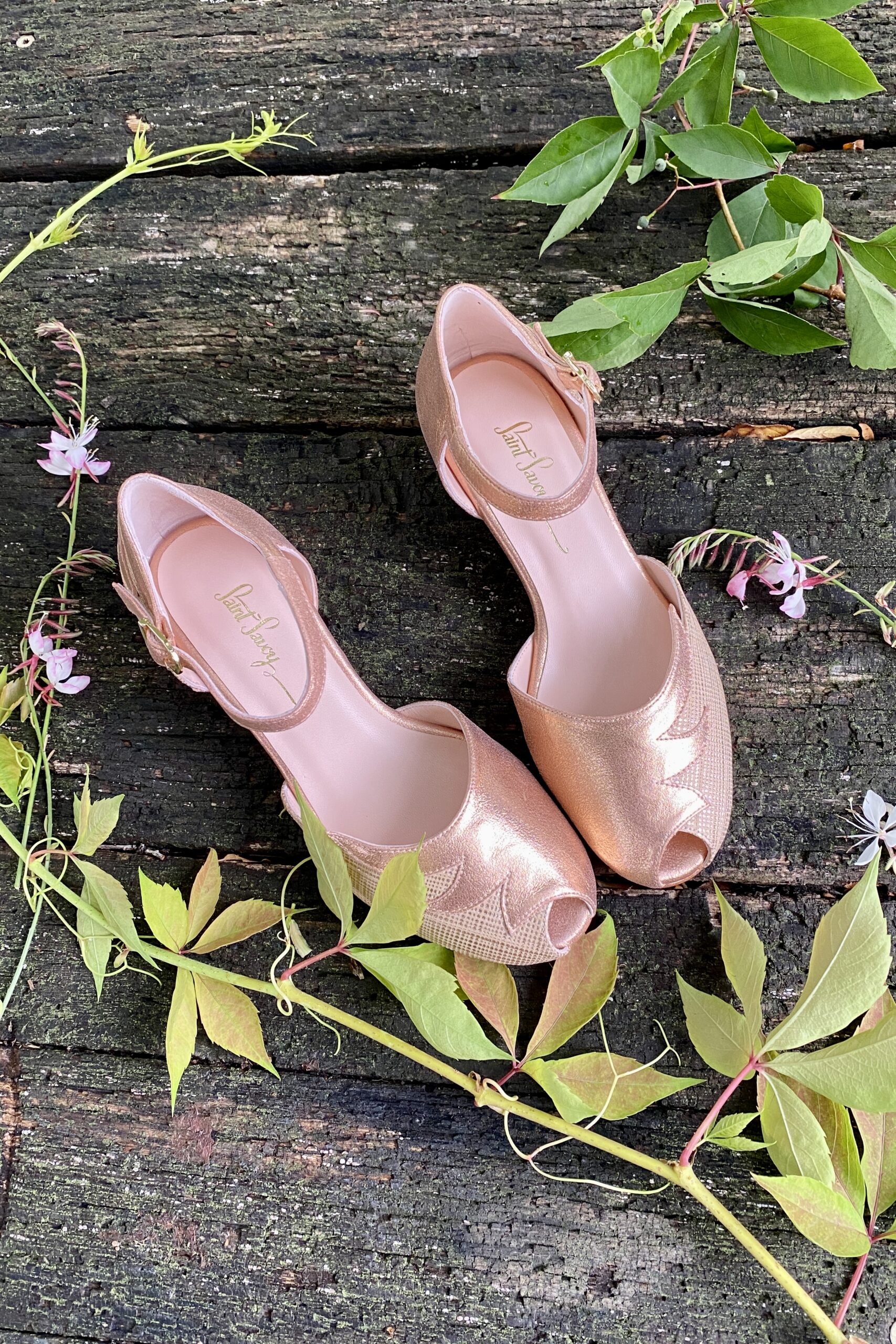 Leather ladies shoes, made in Europe, comfortable fit, wide heel, padded footbed EDEN ROSE shoes, vintage style shoes, dance shoes